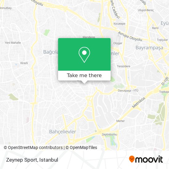 Zeynep Sport map