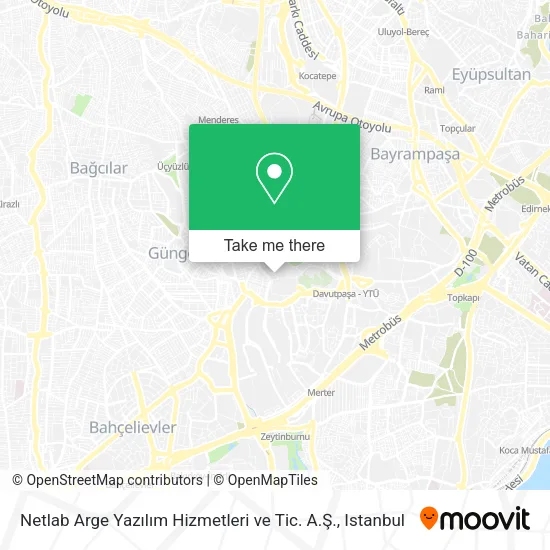 Netlab Arge Yazılım Hizmetleri ve Tic. A.Ş. map