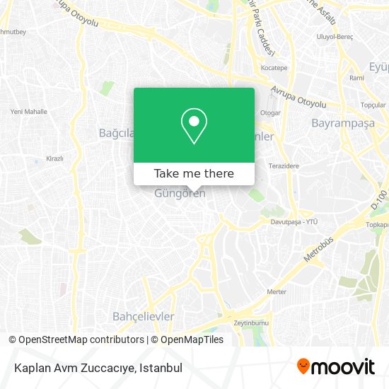 Kaplan Avm Zuccacıye map