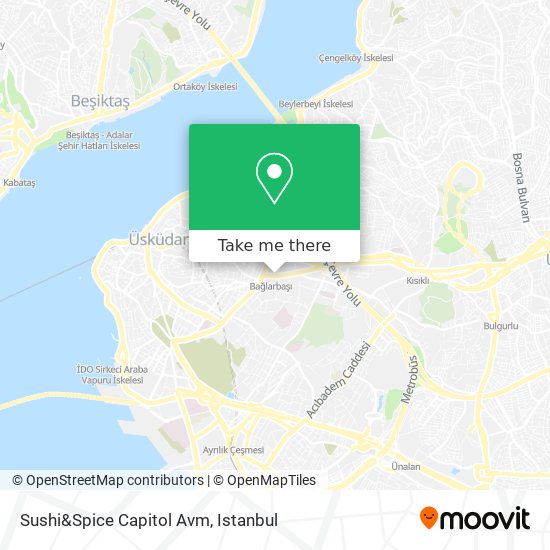 Sushi&Spice Capitol Avm map