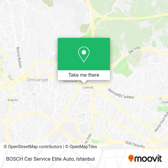 BOSCH Car Service Elite Auto map