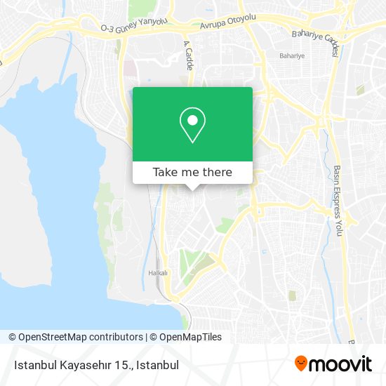 Istanbul Kayasehır 15. map