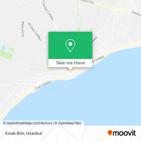 Kınalı Bim map