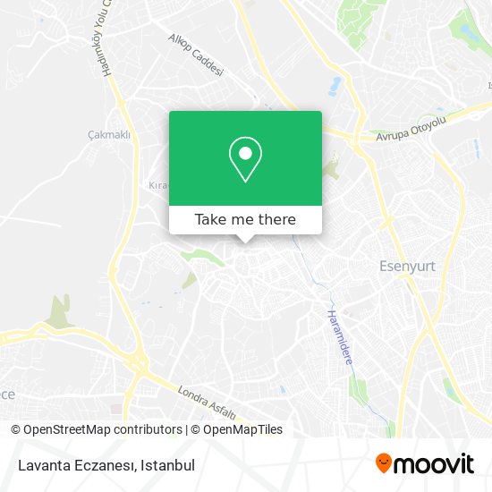 Lavanta Eczanesı map