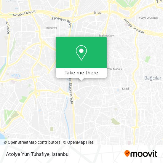 Atolye Yun Tuhafıye map