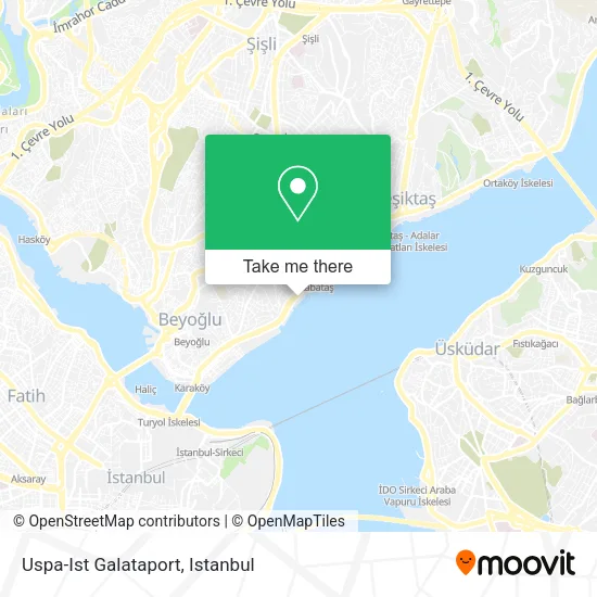 Uspa-Ist Galataport map