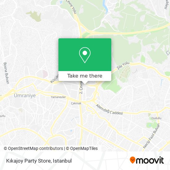 Kıkajoy Party Store map