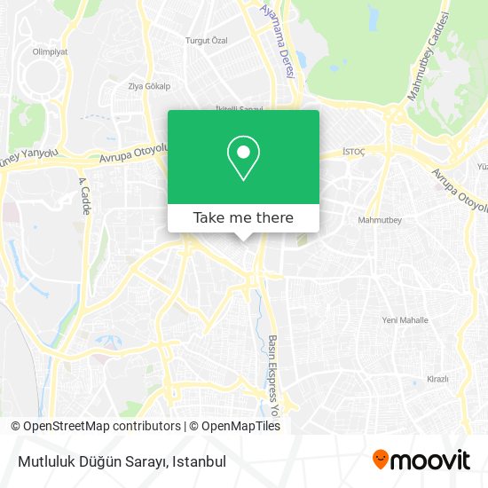 Mutluluk Düğün Sarayı map