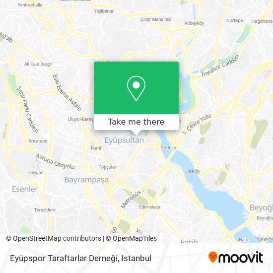 Eyüpspor Taraftarlar Derneği map