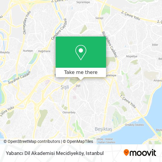 Yabancı Dil Akademisi Mecidiyeköy map