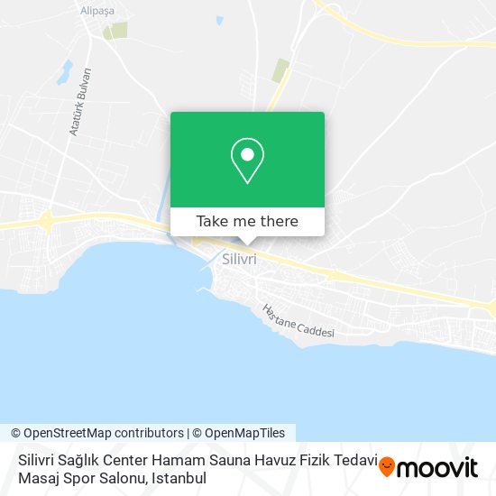 Silivri Sağlık Center Hamam Sauna Havuz Fizik Tedavi Masaj Spor Salonu map