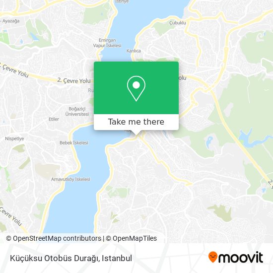 Küçüksu Otobüs Durağı map