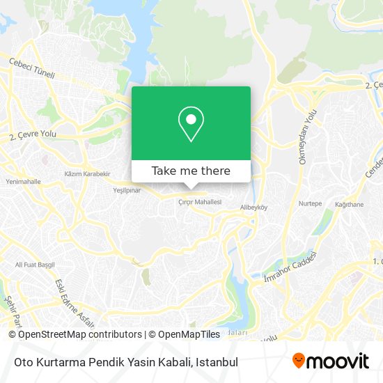 Oto Kurtarma Pendik Yasin Kabali map