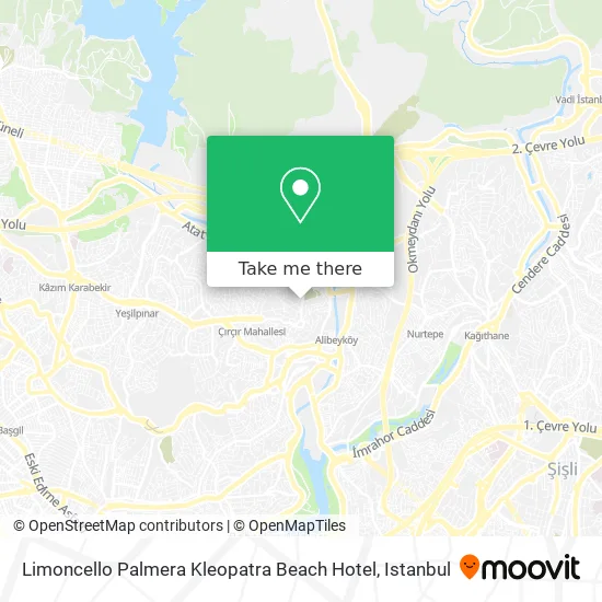 Limoncello Palmera Kleopatra Beach Hotel map