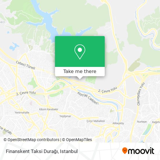 Finanskent Taksi Durağı map