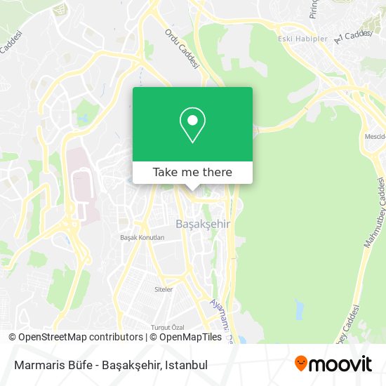 Marmaris Büfe - Başakşehir map