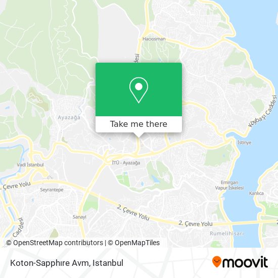 Koton-Sapphıre Avm map