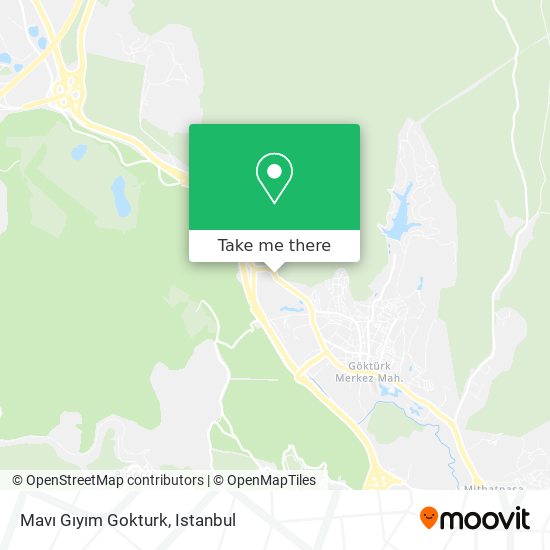 Mavı Gıyım Gokturk map