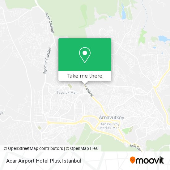 Acar Airport Hotel Plus map