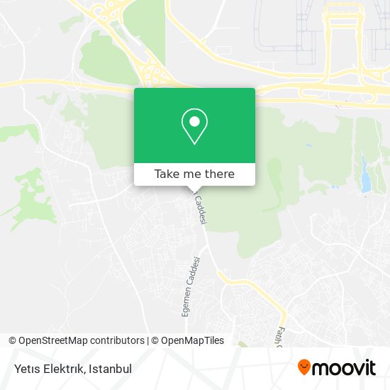 Yetıs Elektrık map