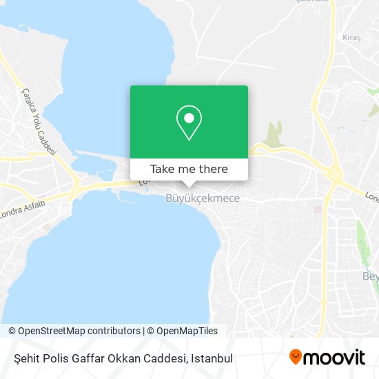 Şehit Polis Gaffar Okkan Caddesi map