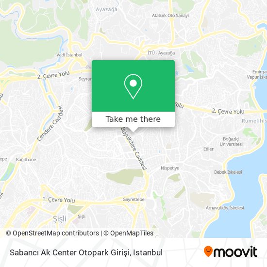 Sabancı Ak Center Otopark Girişi map