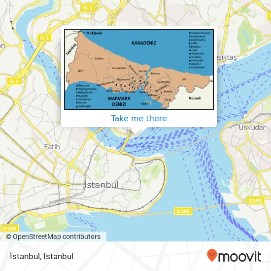 İstanbul map