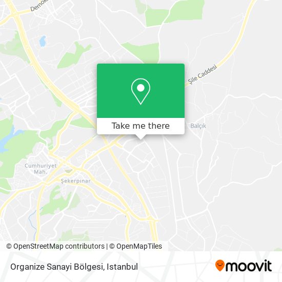 Organize Sanayi Bölgesi map
