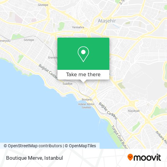 Boutique Merve map