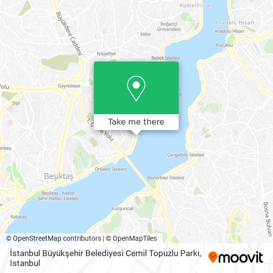 İstanbul Büyükşehir Belediyesi Cemil Topuzlu Parkı map