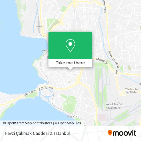 Fevzi Çakmak Caddesi 2 map