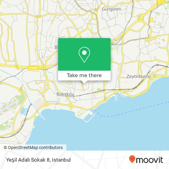 Yeşil Adalı Sokak 8 map