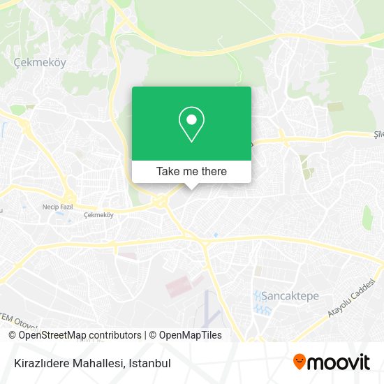 Kirazlıdere Mahallesi map