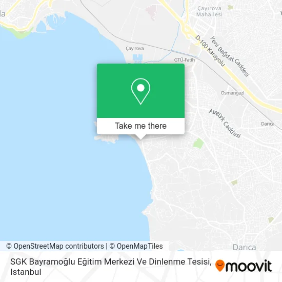 SGK Bayramoğlu Eğitim Merkezi Ve Dinlenme Tesisi map