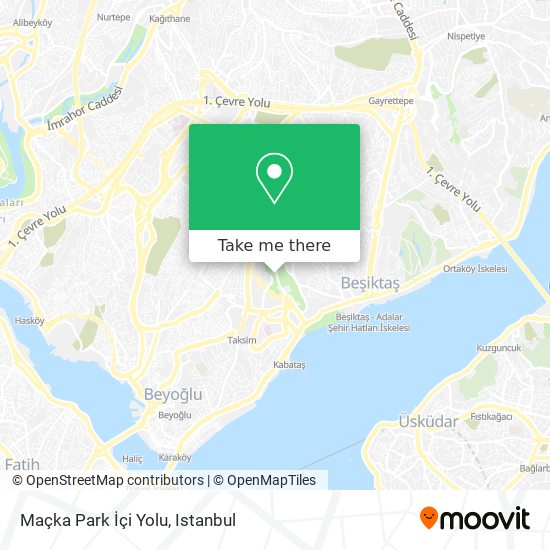 Maçka Park İçi Yolu map