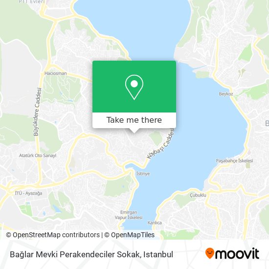 Bağlar Mevki Perakendeciler Sokak map