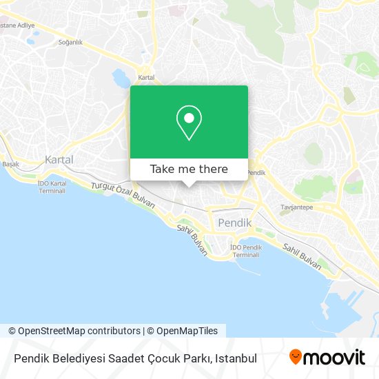 Pendik Belediyesi Saadet Çocuk Parkı map