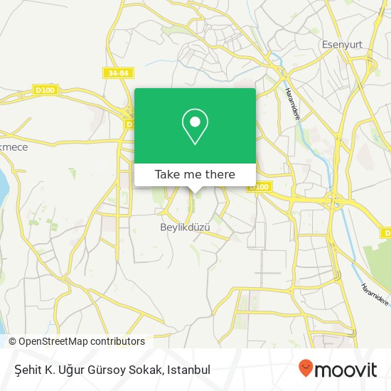 Şehit K. Uğur Gürsoy Sokak map