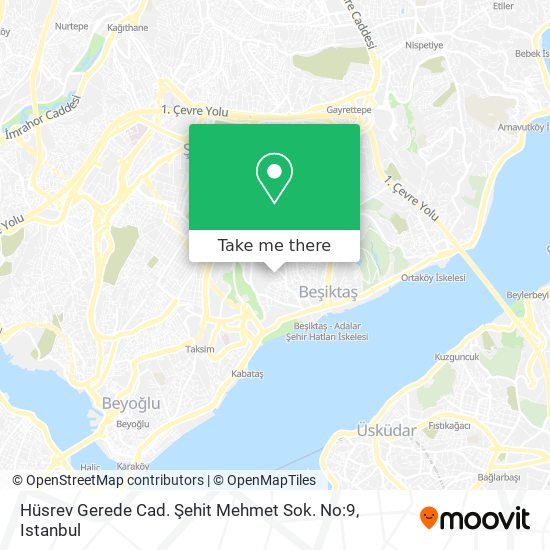 Hüsrev Gerede Cad. Şehit Mehmet Sok. No:9 map