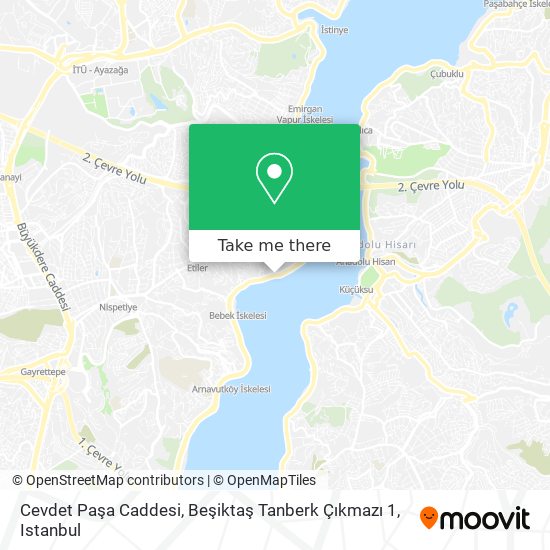 Cevdet Paşa Caddesi, Beşiktaş Tanberk Çıkmazı 1 map