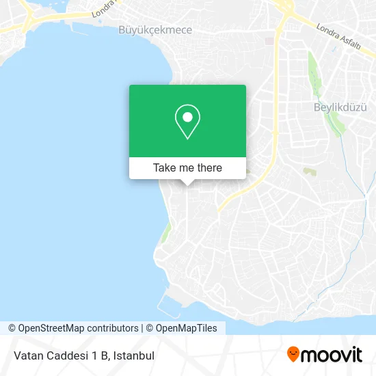 Vatan Caddesi 1 B map