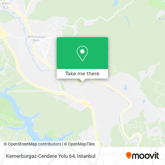 Kemerburgaz-Cendere Yolu 64 map