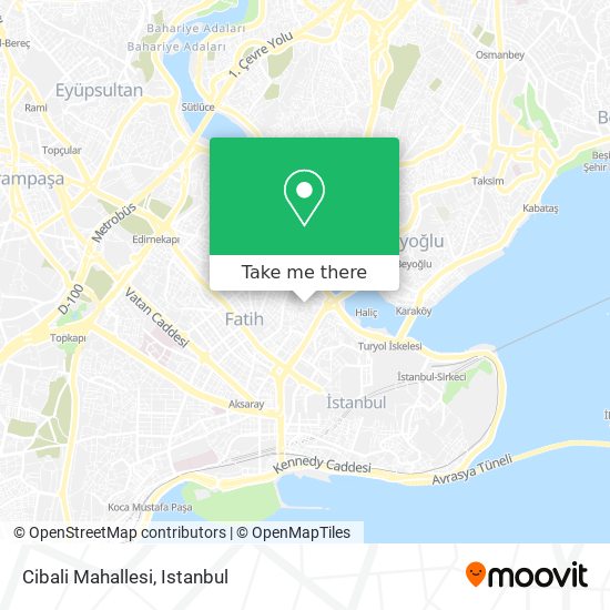 Cibali Mahallesi map