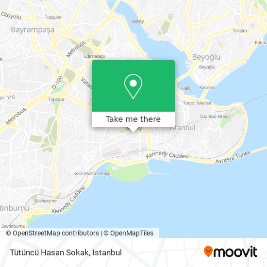 Tütüncü Hasan Sokak map