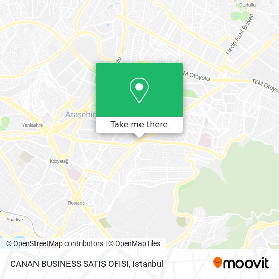 CANAN BUSINESS SATIŞ OFISI map