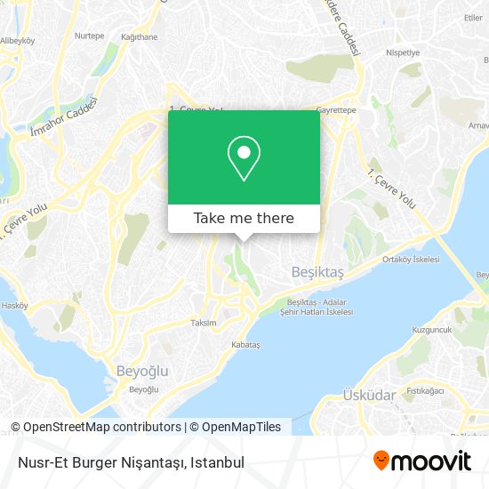 Nusr-Et Burger Nişantaşı map