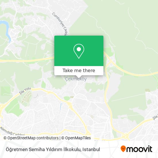 Öğretmen Semiha Yıldırım İlkokulu map