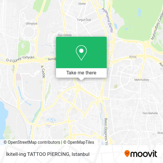 İkitell-ing TATTOO PİERCİNG map