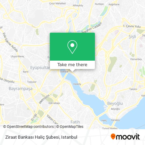 Ziraat Bankası Haliç Şubesi map