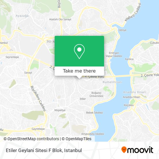 Etiler Geylani Sitesi F Blok map